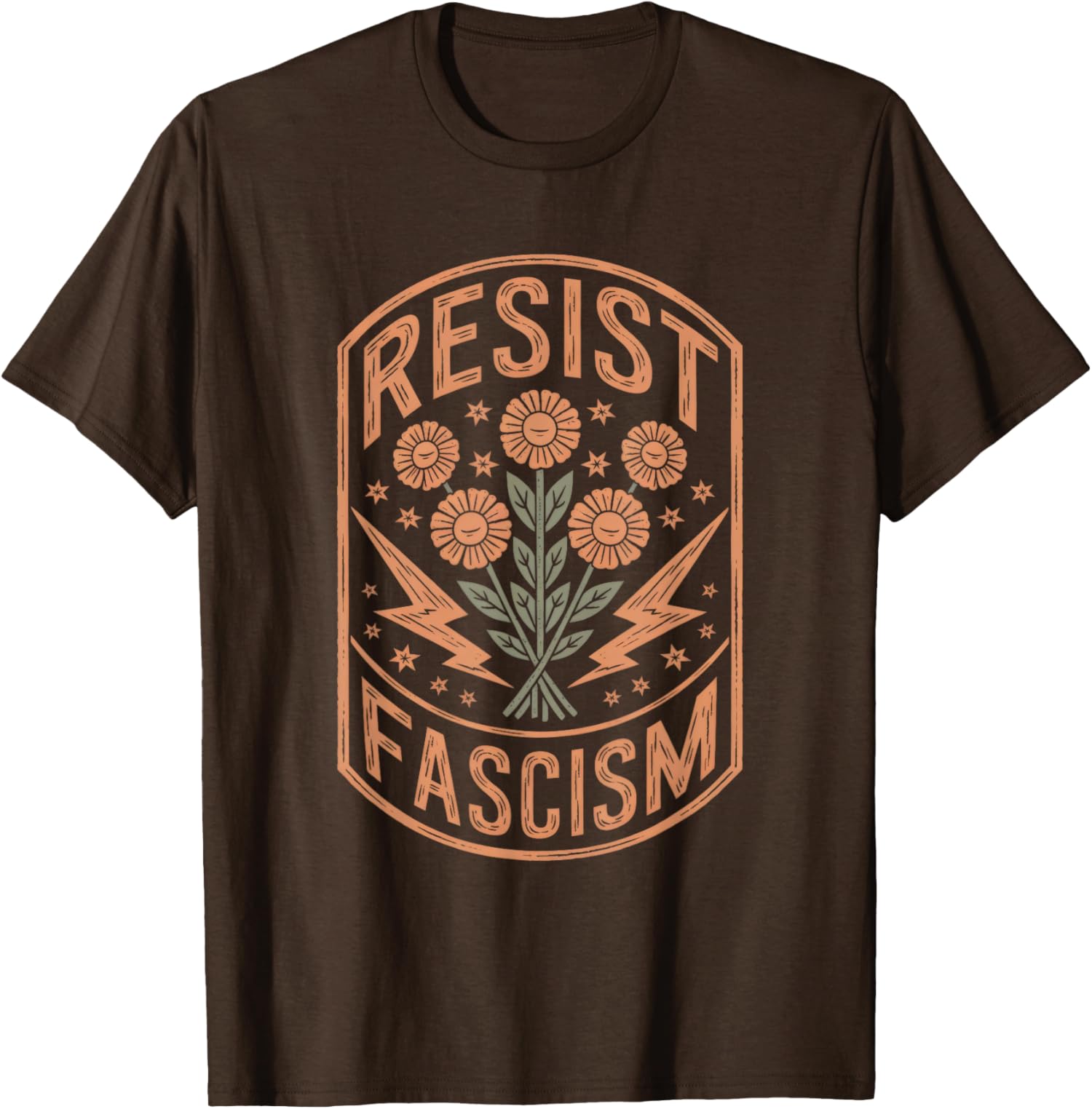 Resist Fascism Protest Trump Anti Trump President Unisex T-Shirt - Picture 3 of 8