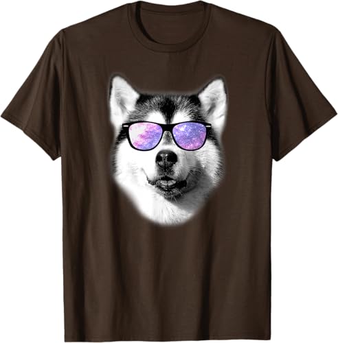 Miniatura 6 de Cool Siberian Husky Camiseta de regalo para hombres mujeres niños y niñas Negro S