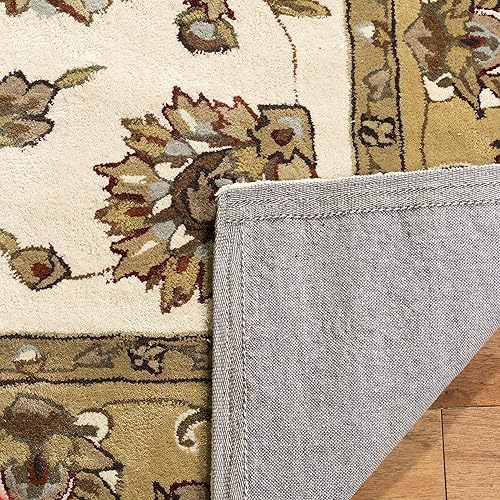 Miniatura 5 de SAFAVIEH Total Performance Collection - Alfombra de pasillo, 2 pies 3 pulgadas x 9 pies, color marfil y beige, oriental, enganchada a mano, no