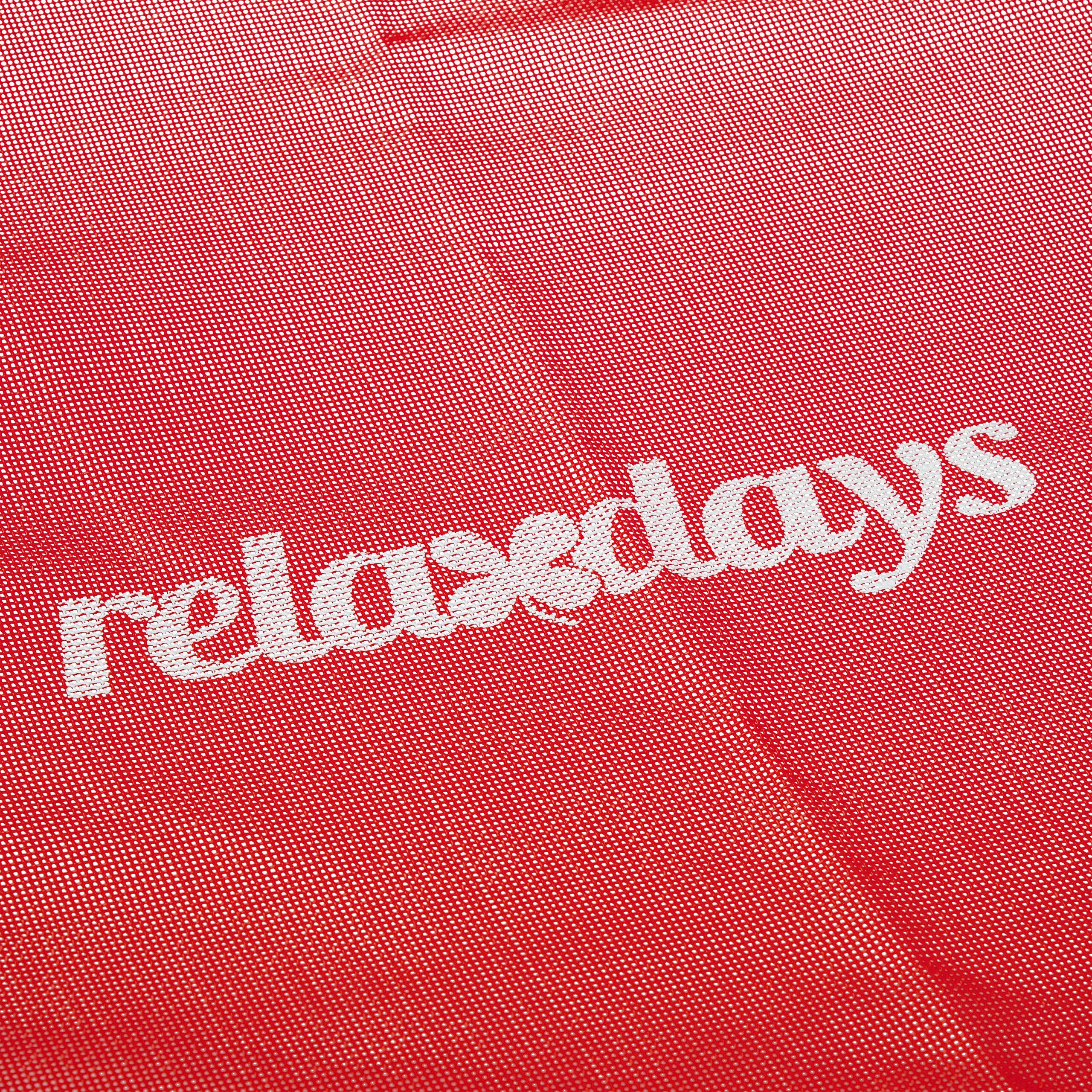 Relaxdays Altalena a Nido per Esterni, Dondolo per Il Giardino, Regolabile, Carico Fino a 100 kg, LP76x103 cm, Rossa Blu