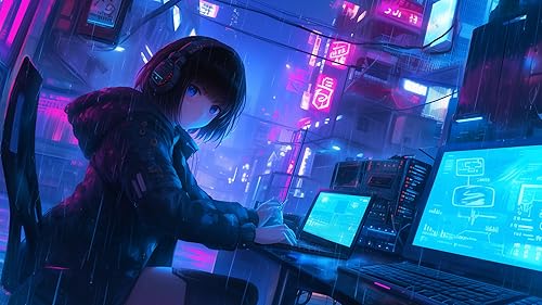 Anime Girls Screensaver: Manga Inspired with Relaxing Music, Ambient HD Videos, and Serene Sounds fo