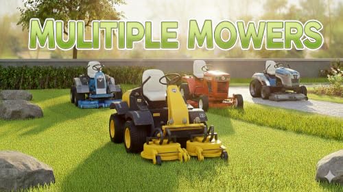 Lawn Mower Simulator 3D – Lawn Cutting and Yard Cleaning Game with Simple Controls, Garden Areas, Stone Paths, and Casual Outdoor Maintenance Gameplay – vue 6