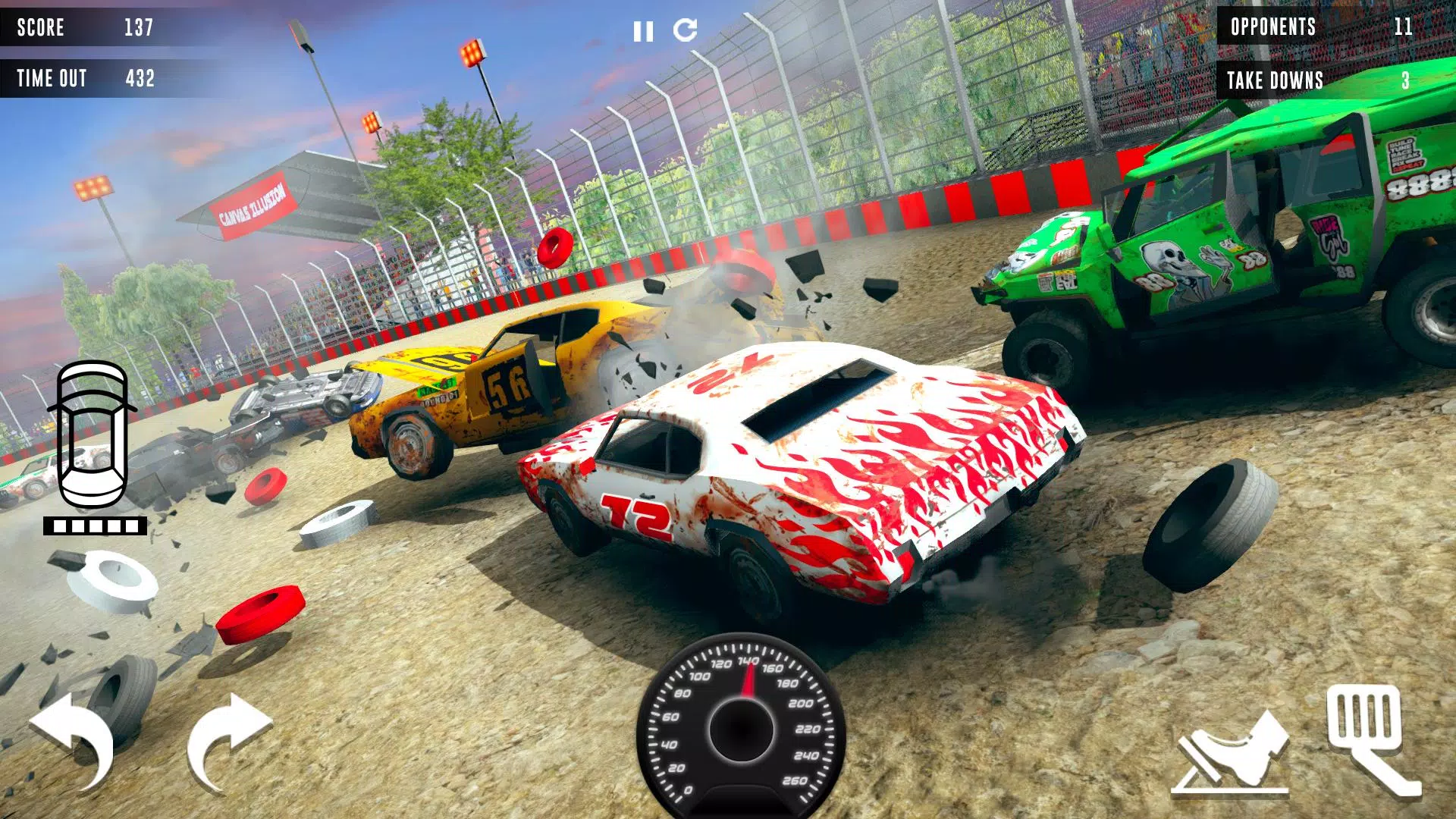 Demolition Derby Car Crash Real Stunt Racer: Chaotic Car Battle Racing ...