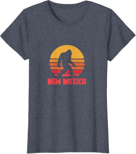 Miniatura 18 de Bigfoot New Mexico State Sasquatch Yeti Urban Legend Retro T-Shirt Black,Asphalt Grey,White,Silver Grey,Brown,Olive Green,Lemon Yellow,Dark Heather