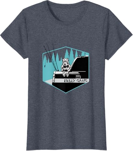 Miniatura 64 de American Bully Gang T-Shirt Black,Asphalt Grey,White,Cranberry Red,Red,Dark Green,Kelly Green,Olive Green,Lemon Yellow,Dark Heather Grey,Heather