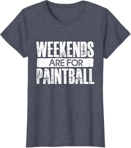 Miniatura 9 de Weekends Are For Paintball - Camiseta de paintballer Negro -