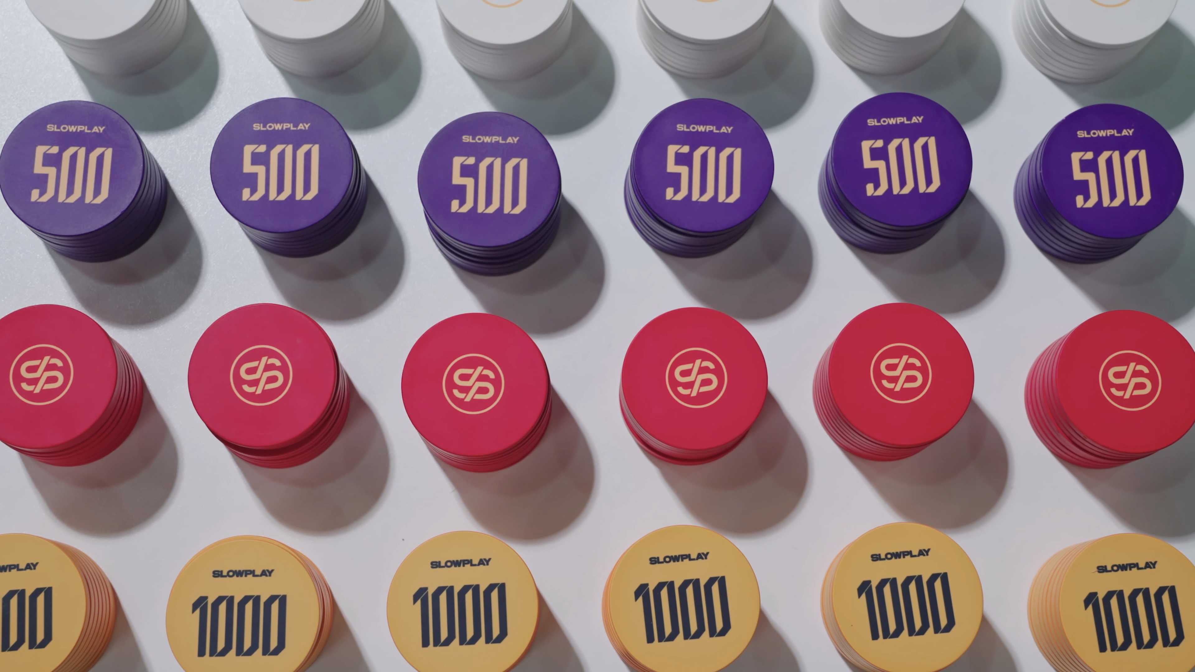 Amazon.com: SLOWPLAY Godel Ceramic Poker Chips Set for Texas Hold