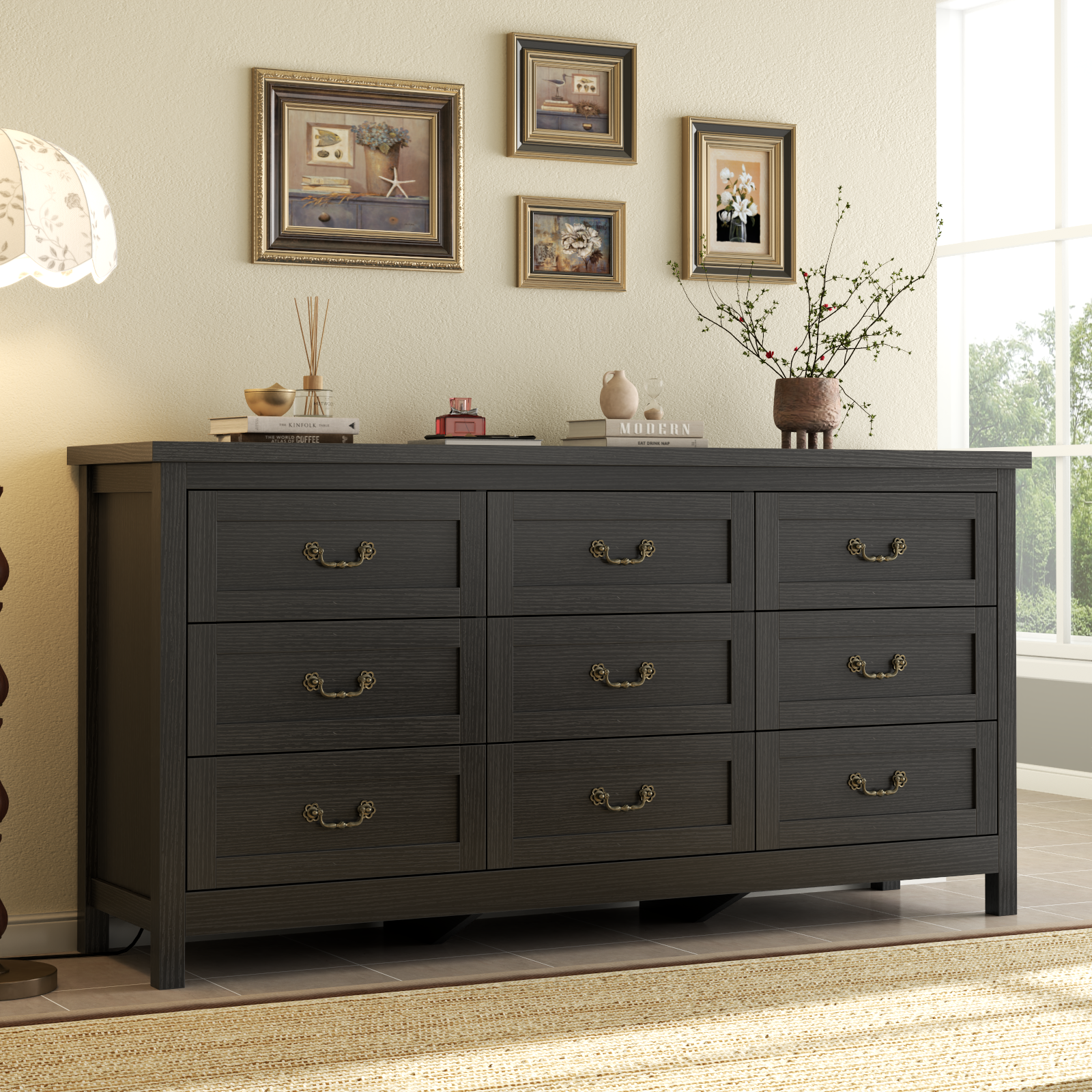 Amazon.com: Loomie Upgraded 9-Drawer Dresser for Bedroom, 63