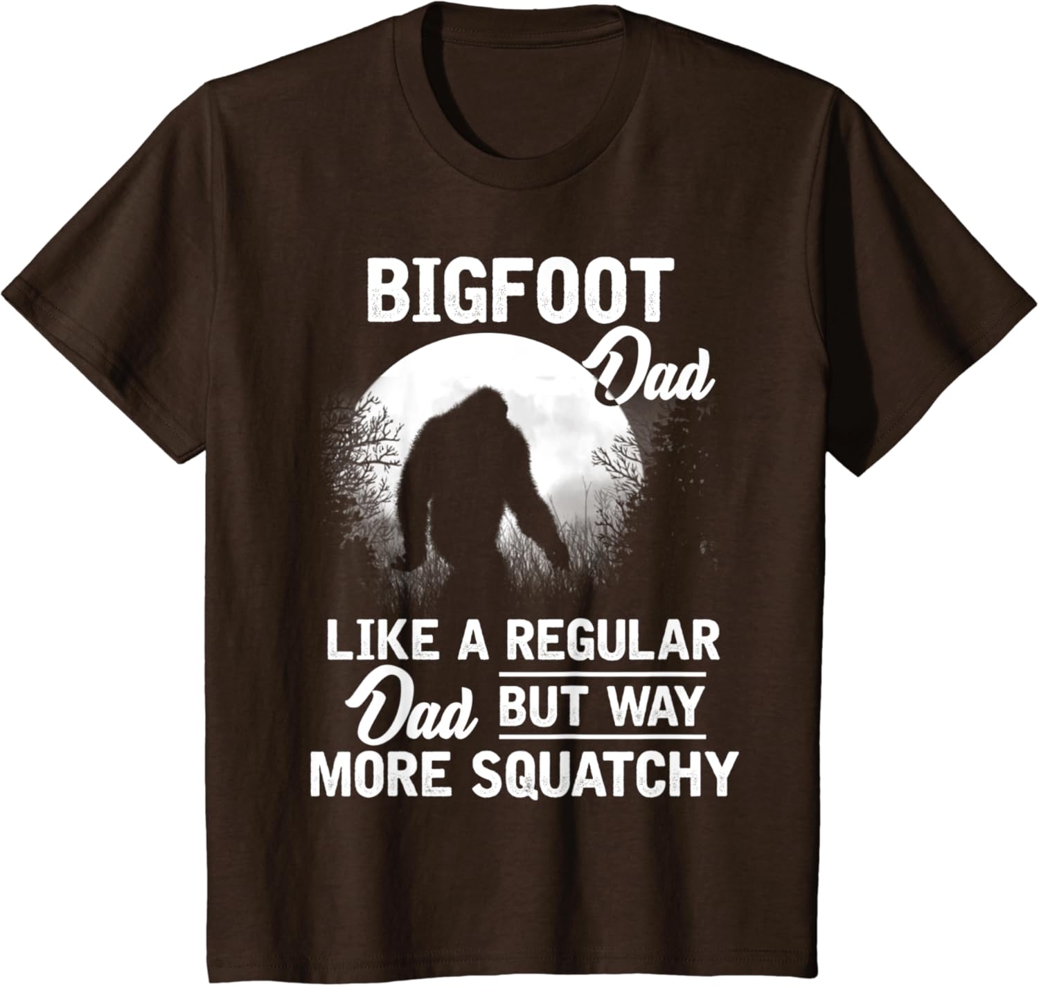 bigfoot dad shirt