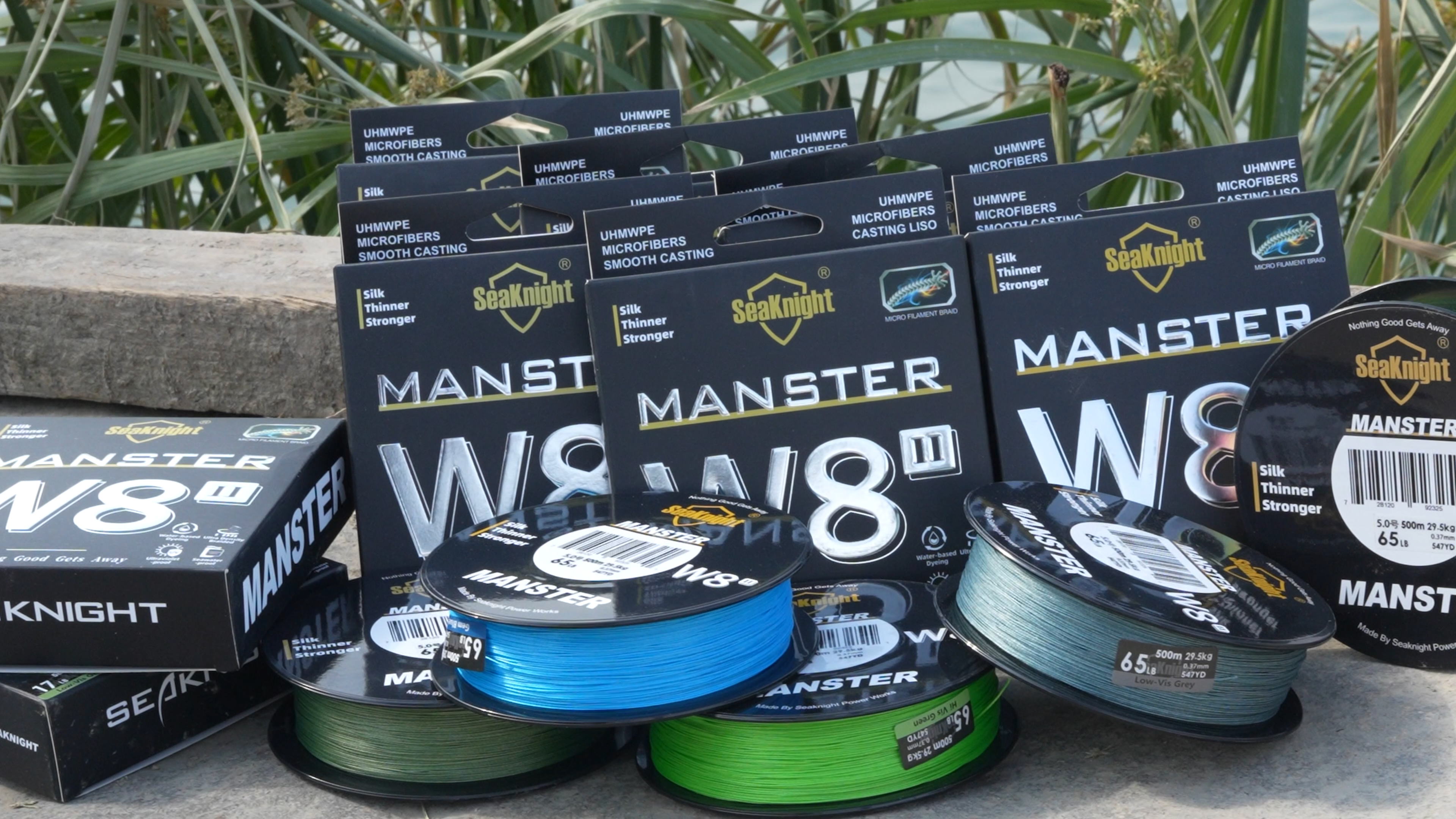 SeaKnight COLORMAX Angelschnur 500m Nylon - Super Stark 6-35LB Für Karpfen & Meer