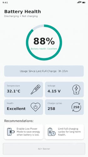 Smart Device Care: Phone Health – vue 2