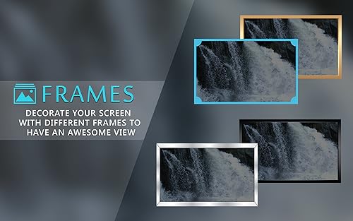 cachoeira free motion HD - decore seu quarto com belas paisagens na sua TV HDR 4K, TV 8K e dispositi