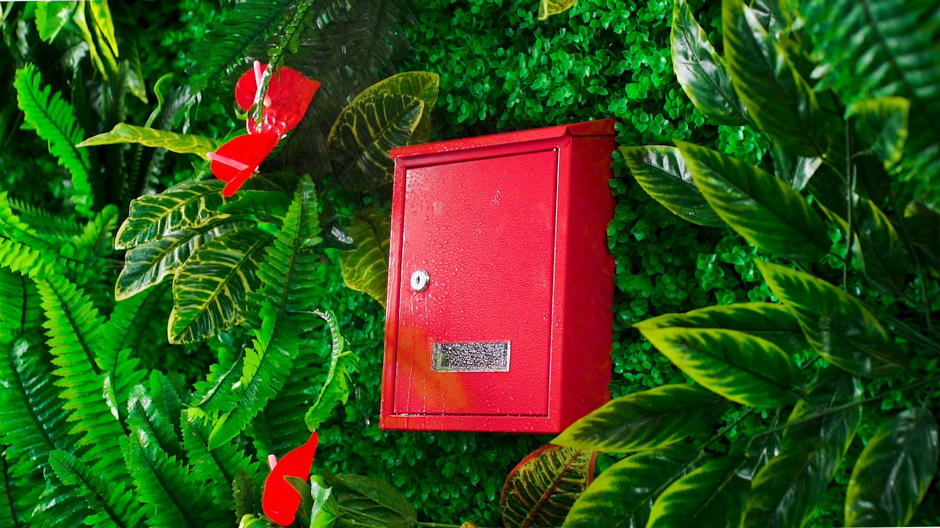 Amylove Weatherproof Mail Boxes with Key Lock, Security Locking