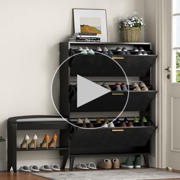 置物 GIMME SOME NEXT Amazon.com: YITAHOME Shoe Cabinet with 4 Flip Drawers