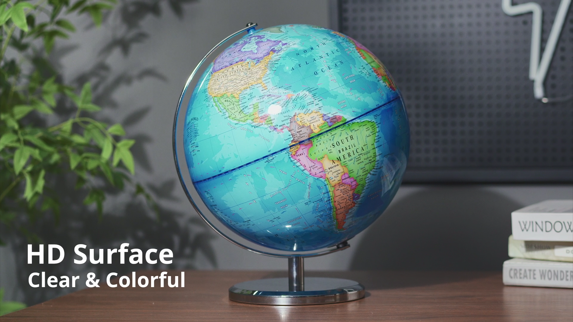 Amazon.com: BSHAPPLUS 13 inch Large Globe for Classroom & Home