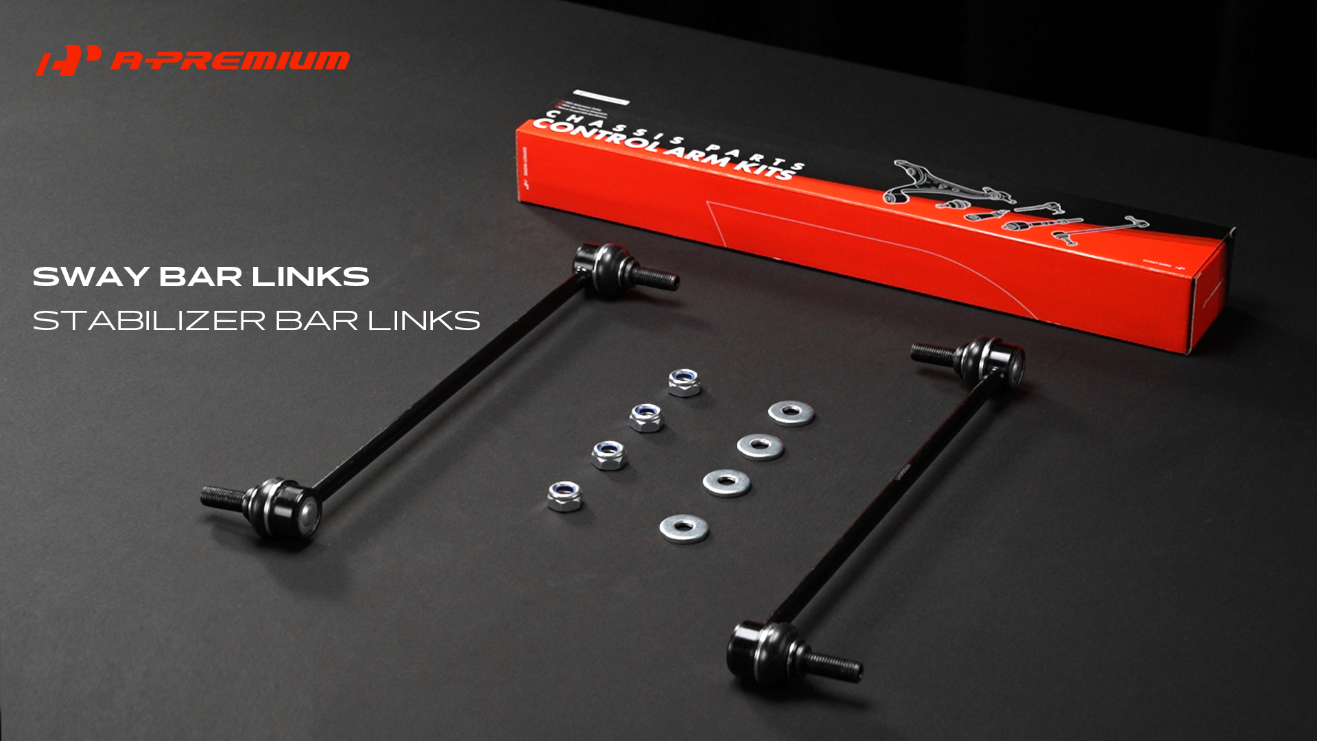 A-Premium 2 x Front Sway Bar Links Stabilizer Bar Links