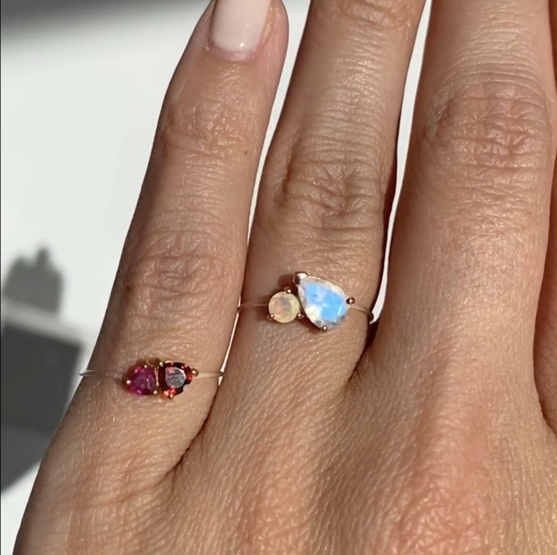 Gemstone Rings Magic Moon Ring MAGIC MOONSTONE RING One Size