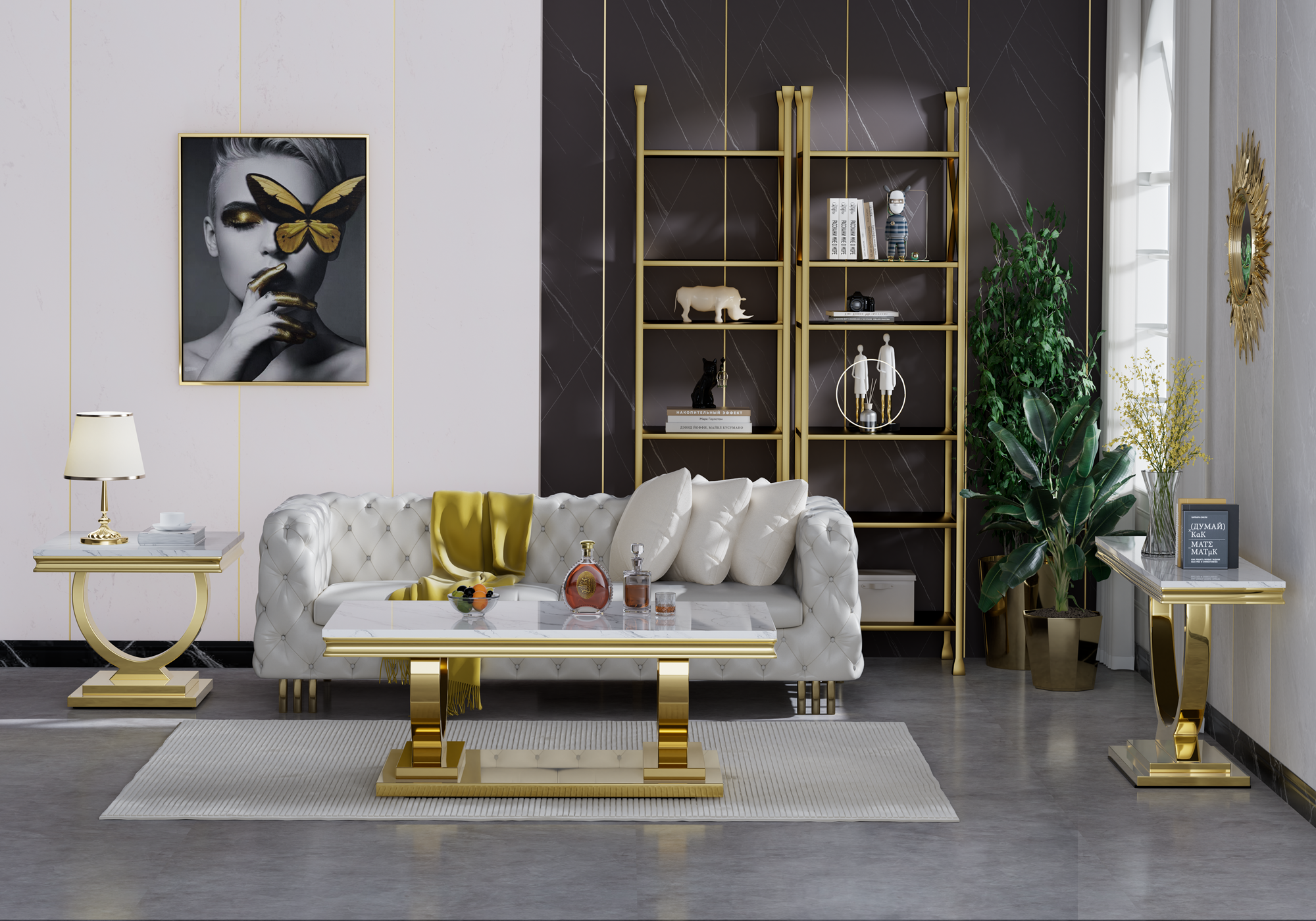 Mesa Balcón Pequeña Mesa Auxiliar De Jardín Rectangular De HDPS Reciclado - Impermeable, 41x31x43 Cm, Negra Mesa Exterior Rectangular HDPS