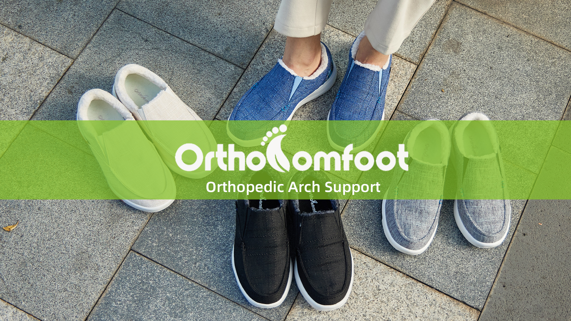 OrthoComfoot Women's Platform Loafers - Comfort Shoes For Plantar Fasciitis, Bunions, Elastic Lace, Grey Size 9 - View #8