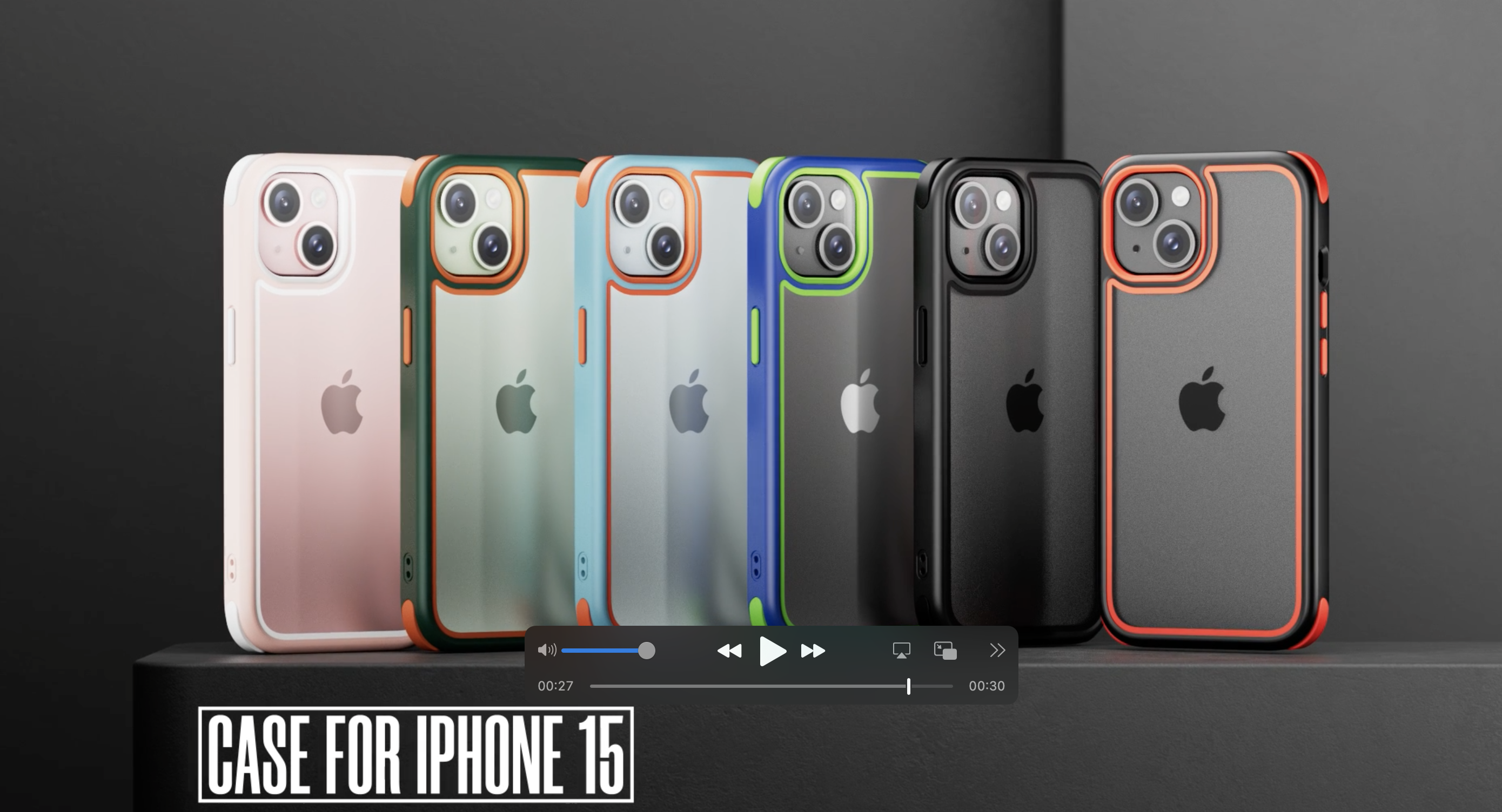 MobNano for iPhone 15 Case, [Multi-Color][Shockproof] [Dropproof