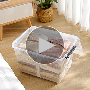 【新品】RAIN OR SHINE SOFT CONTANER L 40L Amazon.com - Cetomo 40Qt*6 Plastic Storage Bins, Clear