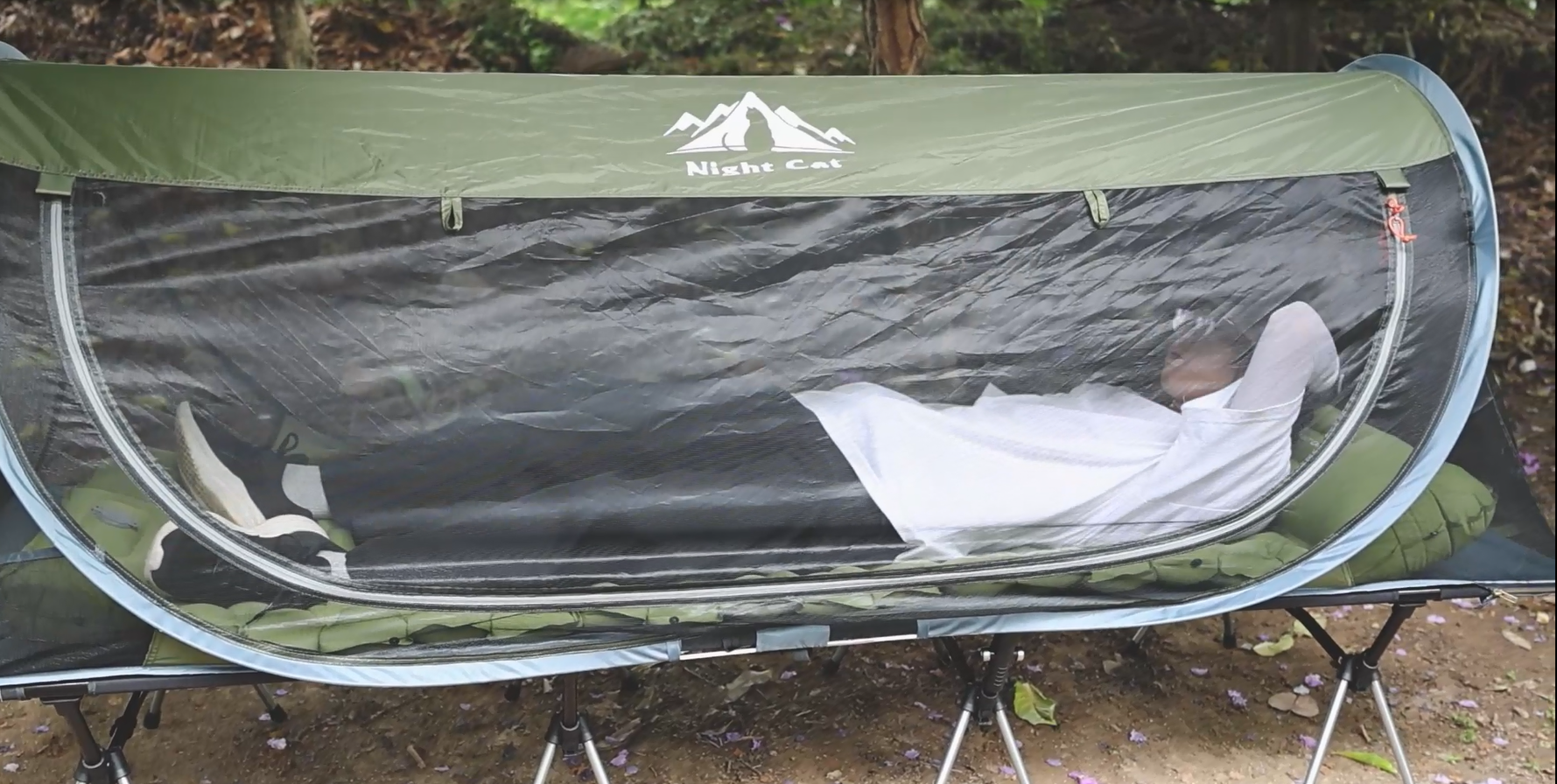 the nits tent Night Cat Pop-up Mosquito Tent: 1 Person Camping with Bug Screen Net Easy Set-up Tent Fits for Camping Cot (Excluded) : Sports & Outdoors Color:Silver/Black/Black-OB-C Klapphandschuhe In pictures: the horrors