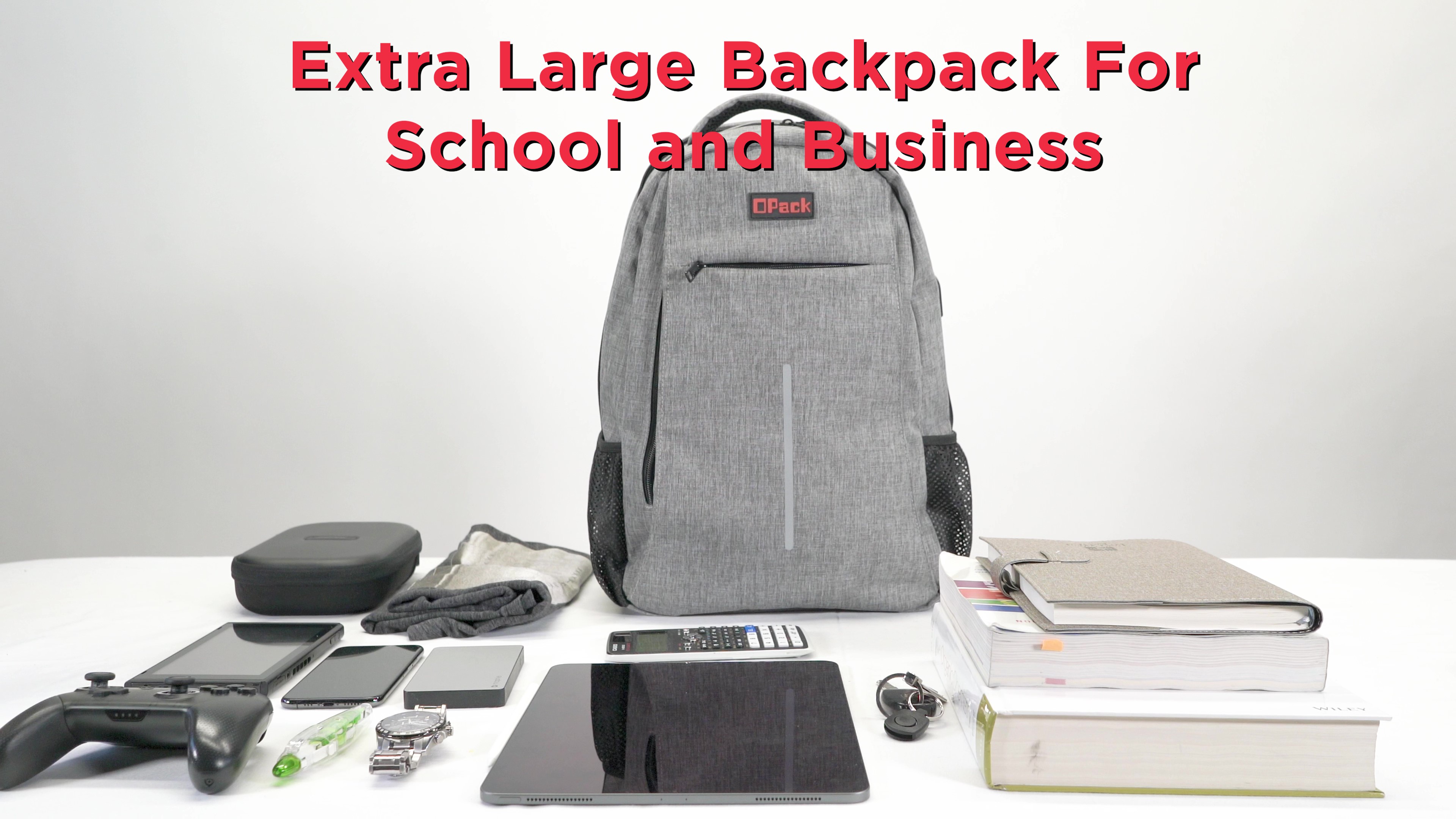 19 inch backpack laptop Cshidworld 19 Inch Travel Laptop Backpack, Business Backpack Anti Theft Slim Durable Bookbag with USB Charging Port, Water Resistant Backpack for