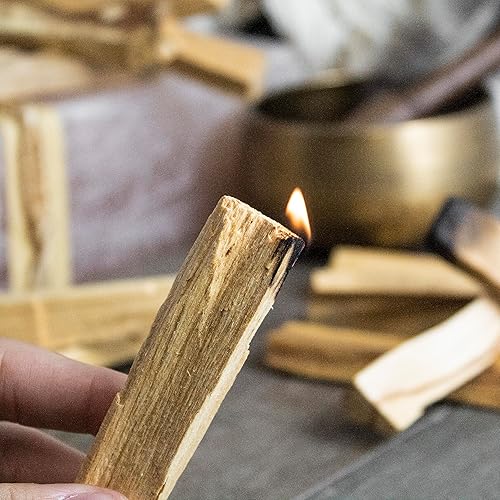Miniatura 5 de Palitos de Palo Santo prémium de Perú de grado A  Incienso de Palo Santo  Palitos de madera santa de Palo Santo para limpieza, manchas, meditación y