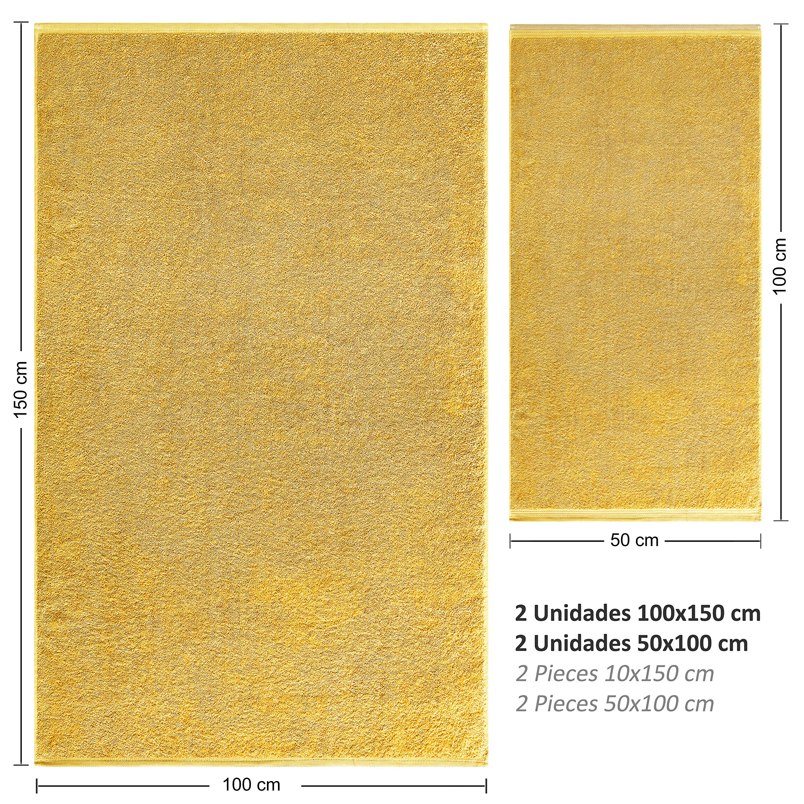 Eiffel Textile Set 2 Lavabo 2 Sabana Oro