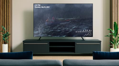 Orage relaxant avec sons d'orage - Télé pluie immersive avec horloge et prévisions en direct – vue 6