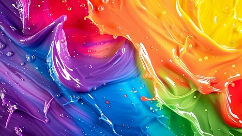 Abstract 4K Screensaver: Mesmerizing Abstract Colors and Silk Liquid Art Color Explosion with Relaxi