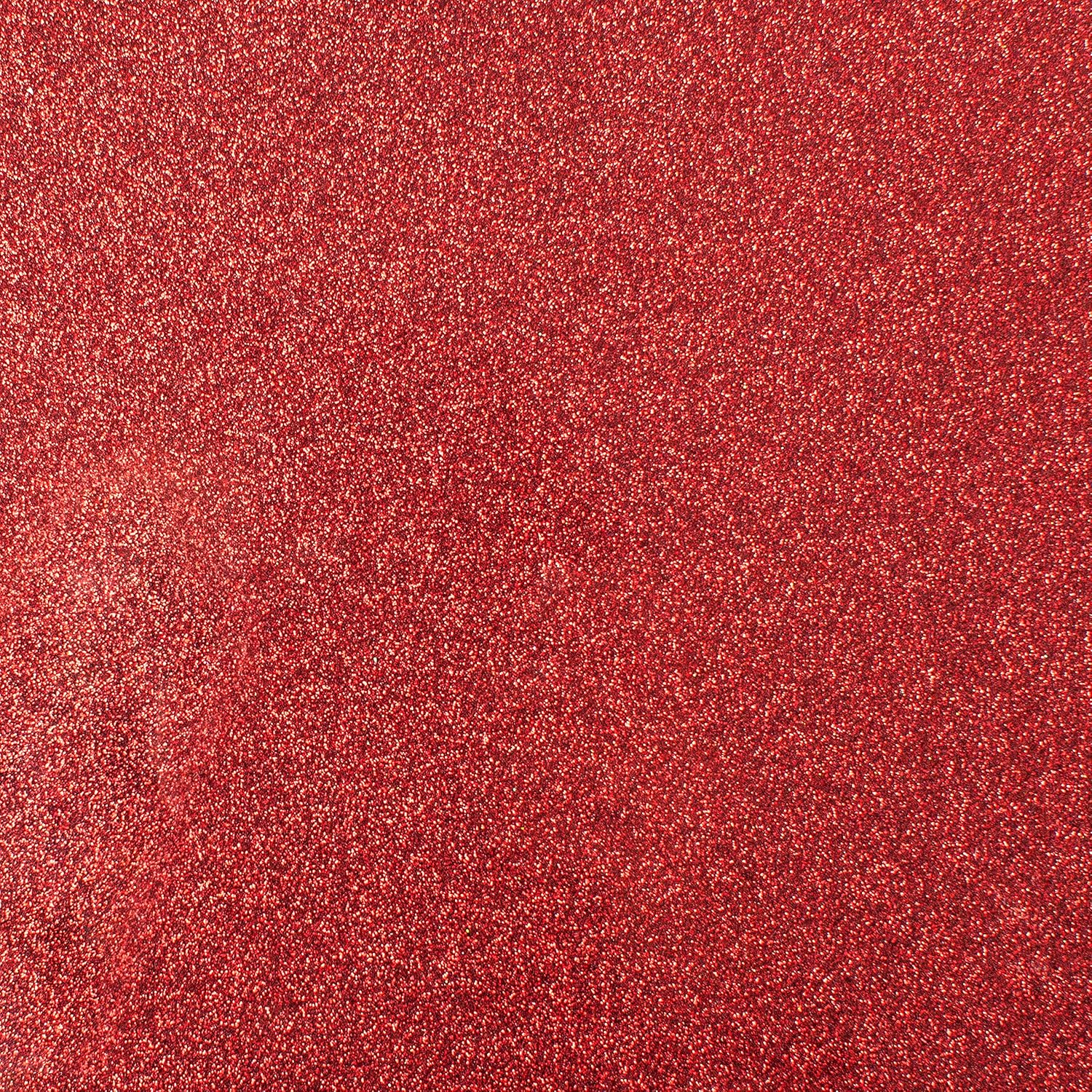 Cricut Smart Iron On, Glitter Red - 3-Pack of 3ft Rolls (13"x36") HTV Heat Transfer Vinyl - Compatible with Cricut Heat Press & Maker 3 / Explore 3 Machines