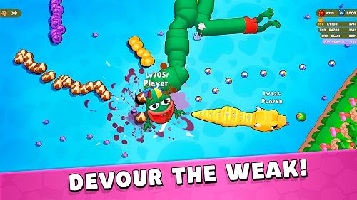 Snake Rush: Clash Battle 3D – Slither Simulator Game, Hungry Eater Arena, Worms Run War, Eat and Grow Challenge, Snake Fight Warz – vue 8