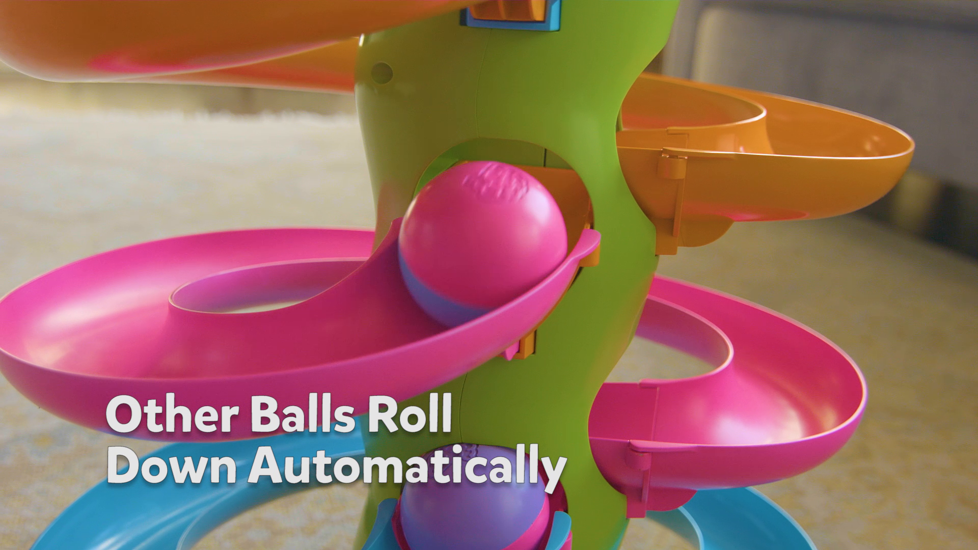 Amazon.com: Fat Brain Toys RollAgain Tower, Cause-and-Effect Ball