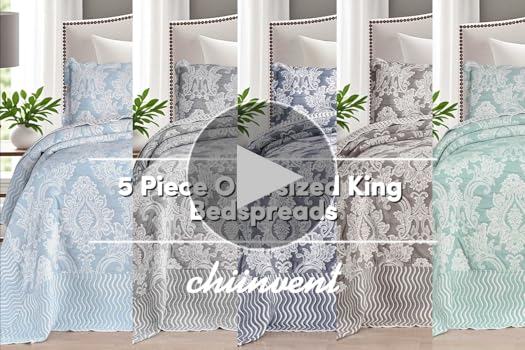 Amazon.com: chiinvent Oversized King Bedspreads 128x120