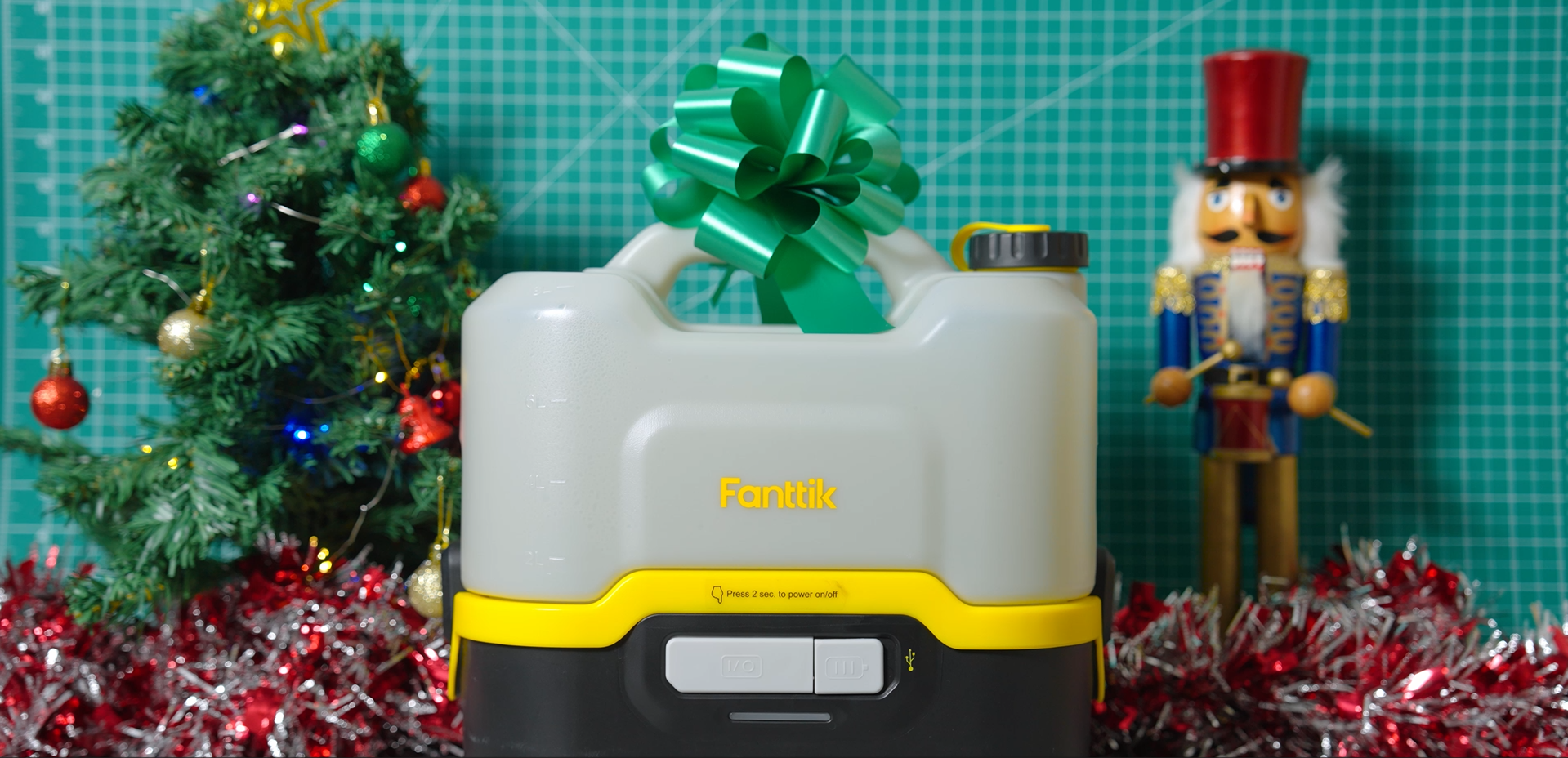 Fanttik K100 Flip – Idropulitrice Portatile Pieghevole A Batteria, 174 PSI, 100W - copertina