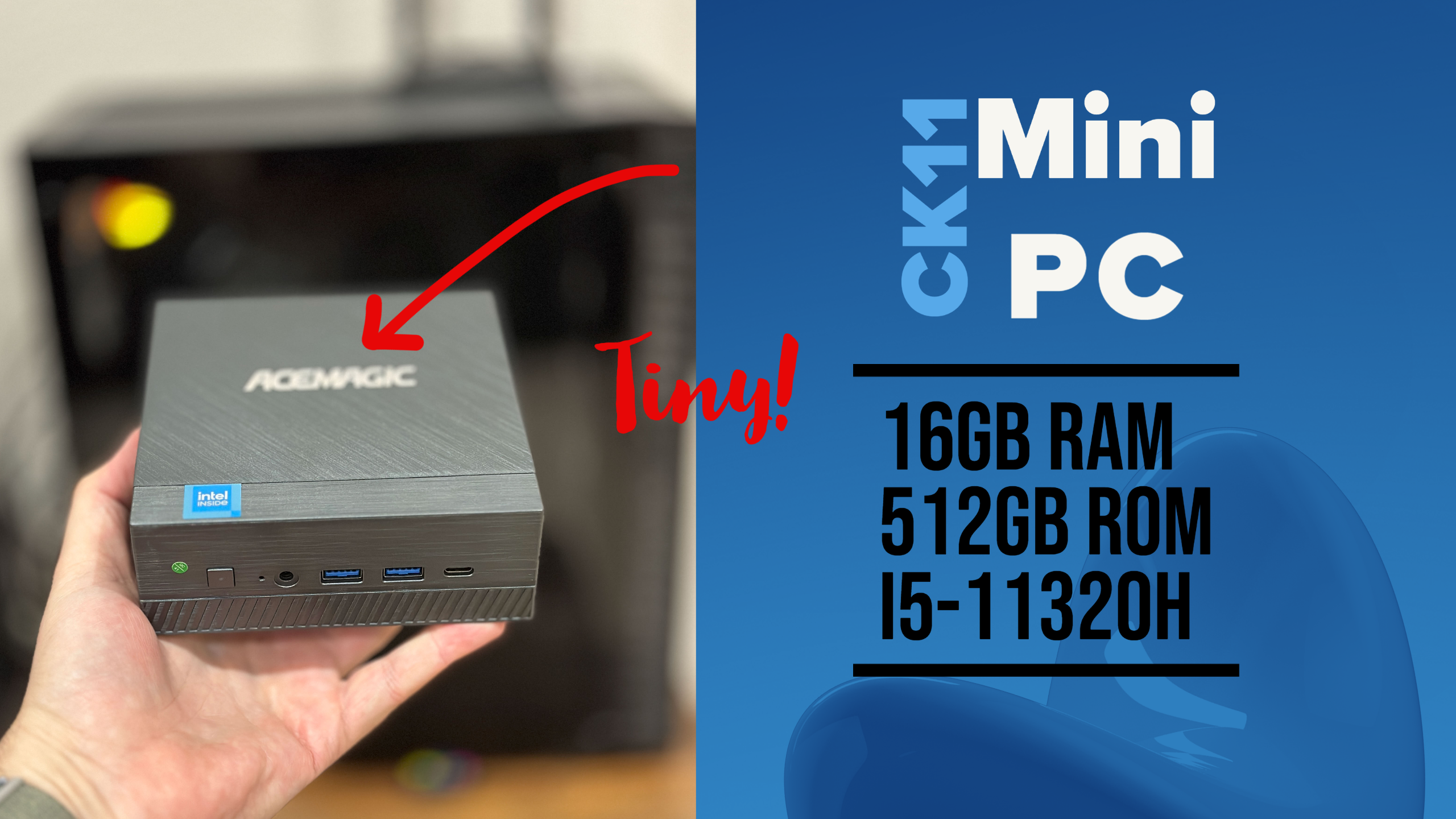 Watch Full Demo Ace Magic CK11 Mini PC with 16GB Ram and 512GB Rom