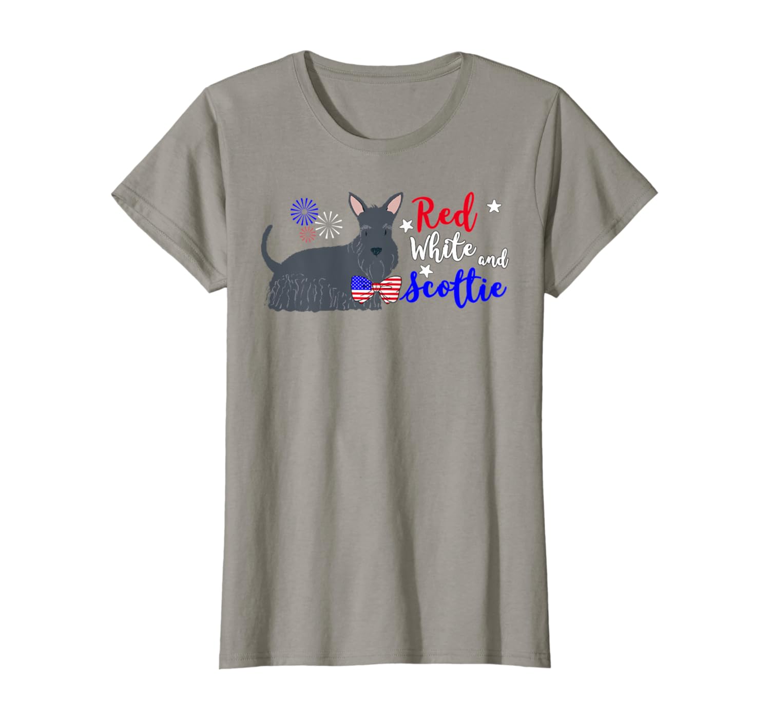 Amazon Com Patriotic Scottish Terrier Shirt Clothing