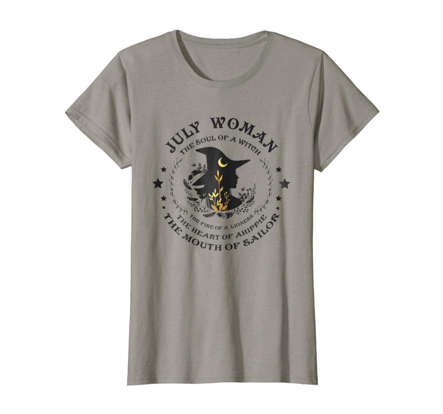 july woman the soul of a witch funny humor novelty shirts