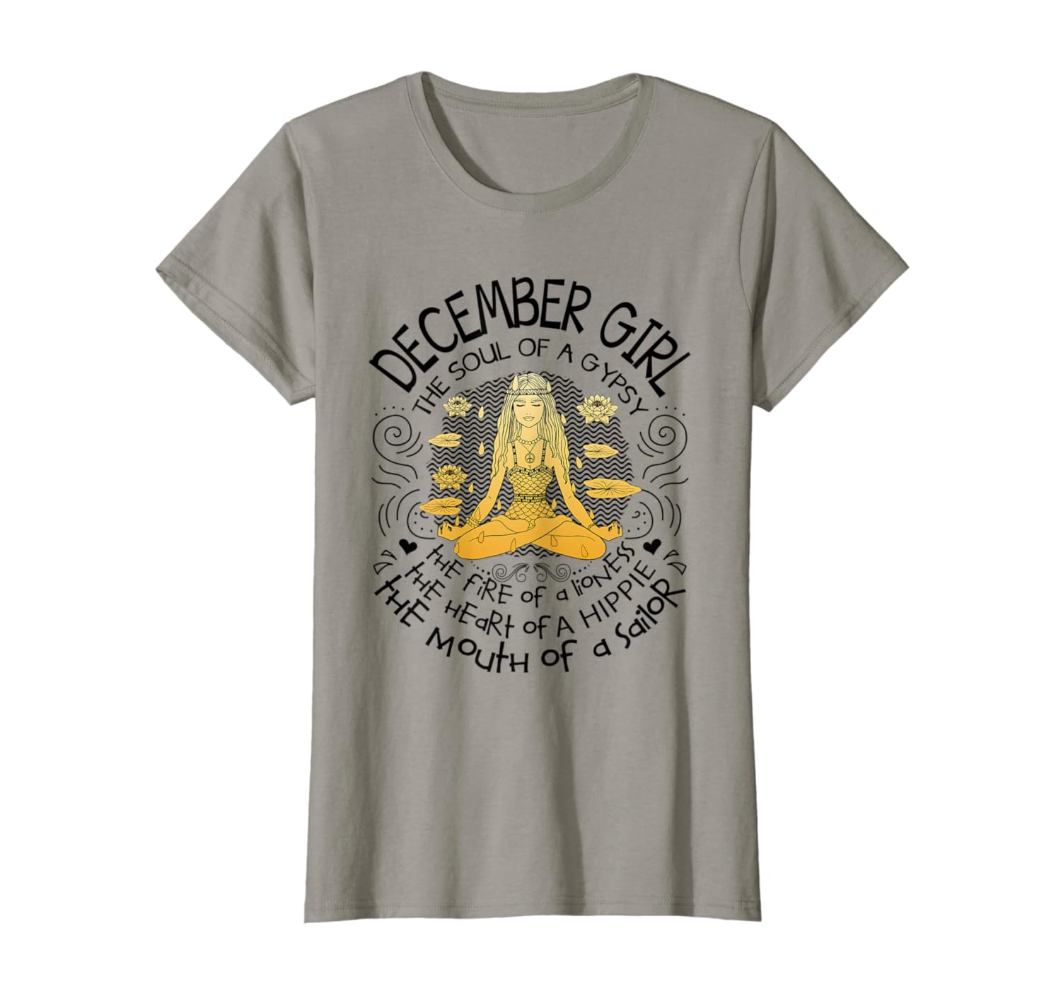december girl the soul of a gypsy funny birthday shirts