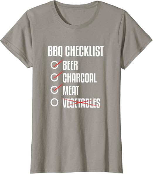 Amazon Com Funny q Grill Grilling q Beer Griller Checklist Gift T Shirt Clothing Shoes Jewelry Amazon Com Funny q Grill Grilling q Beer Griller Checklist Gift T Shirt Clothing Shoes Jewelry
