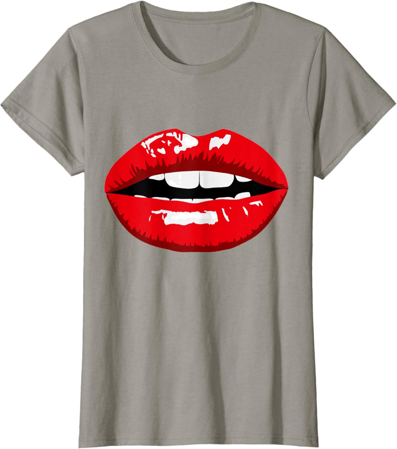 Big lips t shirt Clearance
