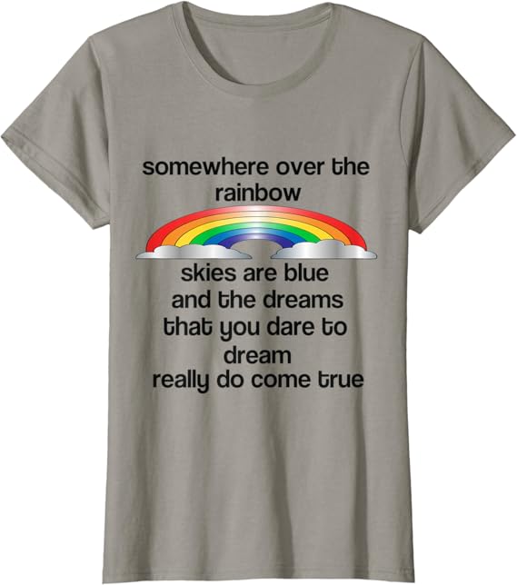 Over it rainbow shirt Clearance