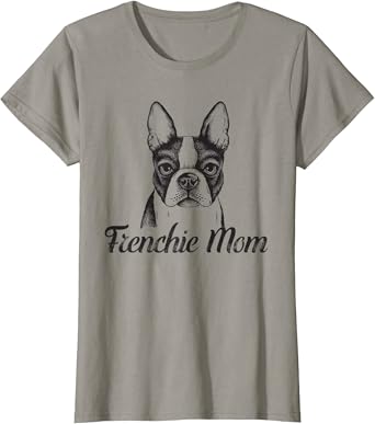 French bulldog t shirt women's Clearance