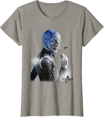Amazon Com Star Trek Discovery Saru Sketch Schematic T Shirt Clothing Shoes Jewelry