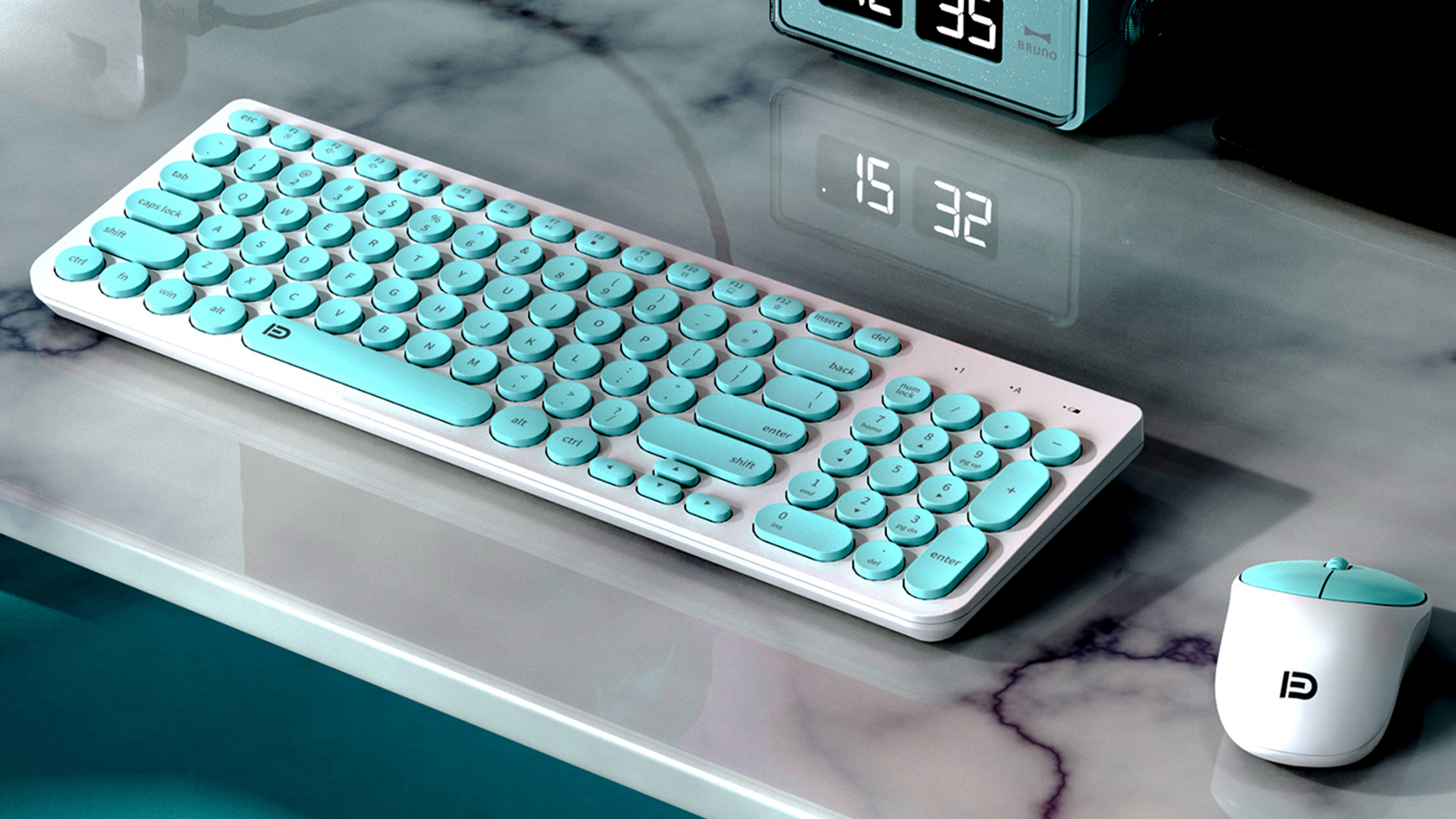 Amazon.com: FD Wireless Keyboard and Mouse Combo - 2.4GHz USB