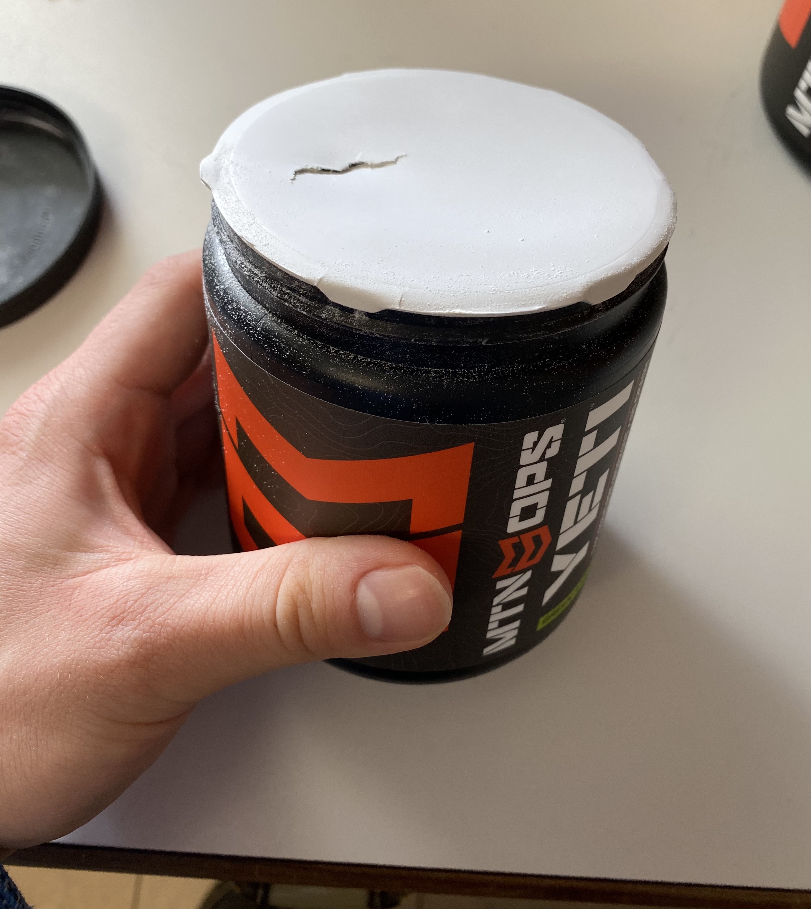 MTN OPS Yeti Pre-Workout Powder Energy Drink with Creatine, 200mg Caffeine & BCAAs with Beta Alanine, 30-Serving Tub, Blue Raspberry