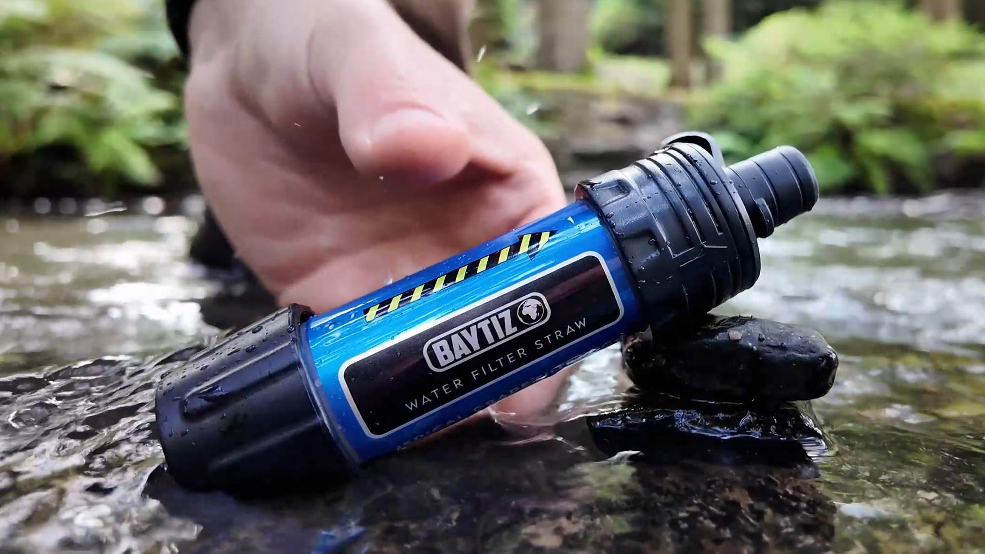 Filtro Sopravvivenza 5000L Cannuccia Filtrante Per Acqua Portatile WAKIWAKI - Filtro UF, Vita 5000 Litri, Camouflage Filtro Acqua Campeggio - Foto 7