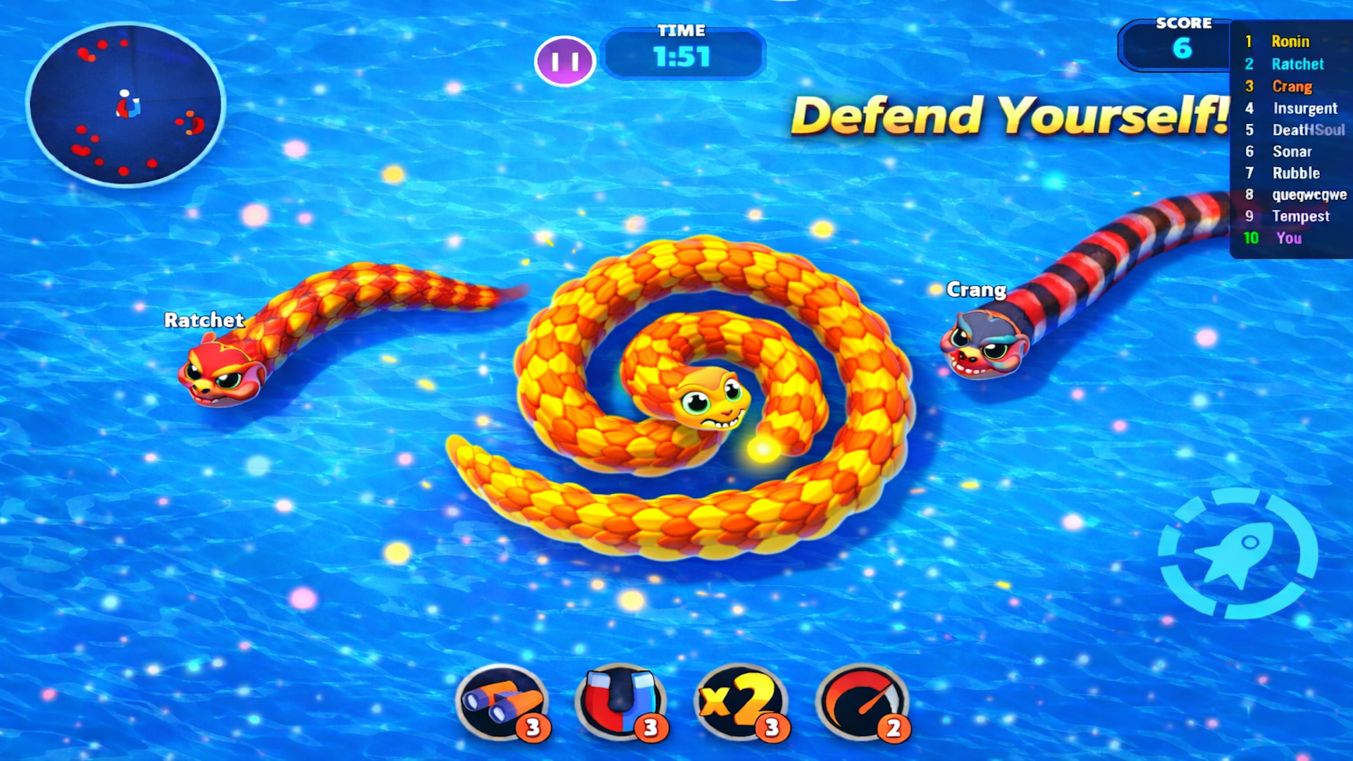 Snake Rushing Snake Rush: Slither Battle 3D Snakes Game - App on the Amazon Appstore