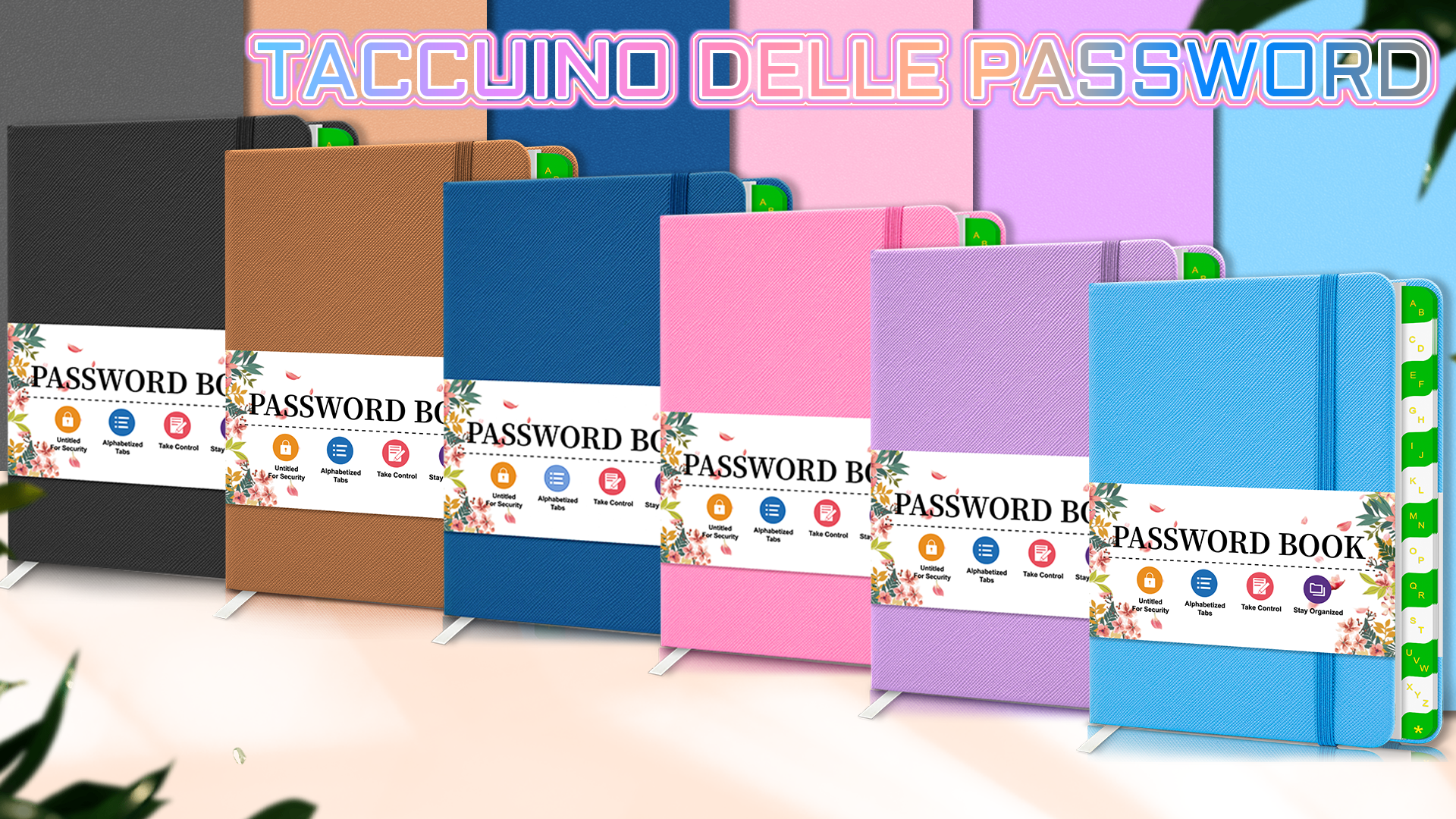 METEOROCK Taccuino Password Con Schede Alfabetiche - Libretto Rosso Per Anziani E Tutti - 11,5x15,5 Cm - Foto 7